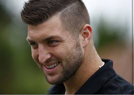 The number 3 haircut cuts your hair down to 3/8 of an inch, and is generally the longest clipper size most barbers will use to maintain short faded sides. Pin By Brooke Blade On Tim Tebow 3 Tim Tebow Haircut Tim Tebow Girlfriend Boy Hairstyles