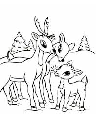 Coloring pages of santa claus gives you presents7df2. Free Printable Reindeer Coloring Pages For Kids