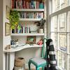Creating a home library in a living room is one of the best options. 3
