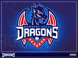 Downer Groves Dragons Sports Dragon Logo Dragon Sports Logo Concept Sports Logo Design