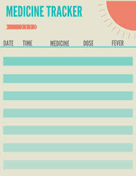 Organizing Kids Medicines And A Free Printable My Life