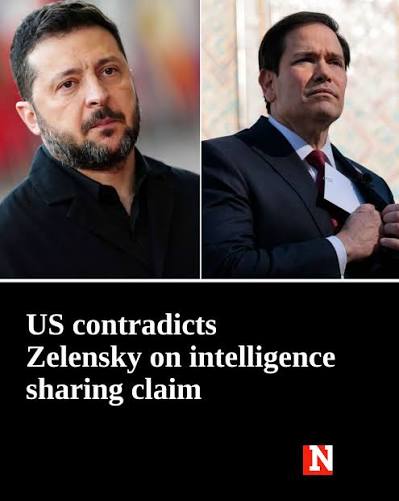 U.S. Secretary of State Marco Rubio has rejected Ukrainian President Volodymyr Zelensky's view 👇