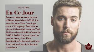 July 28, 1985: Canadian actor Dustin Milligan was born in Yellowknife, NWT.