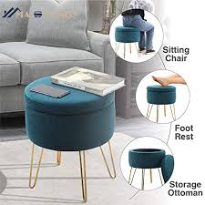 Check spelling or type a new query. Furniture Round Side End Table Velvet Padded Stool Pouffe Seat Footstool Home Furniture Home Furniture Diy