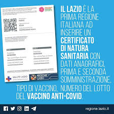 Green pass obbligatorio, dal 6 agosto, per entrare nei ristoranti al chiuso e consumare al tavolo anche nei bar. Salute Lazio On Twitter Coronavirus Certificato Vaccinale Caricati Circa Mezzo Milione Di Certificati Vaccinali Nel Fascicolo Sanitario Elettronico Per Gli Assistiti Del Lazio Che Hanno Completato Il Percorso Vaccinale Https T Co Zejpmfvuaw