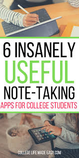 There are times in college where you don't want to bring your laptop and would rather use your ipad or tablet to do your writing. Best Note Taking App For Students 6 Options That Are Perfect For College College Note Taking Student Apps College Freshman Advice