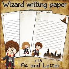 Writing Paper For Harry Potter Fans 18 Sheets Light Parchment Background Writing Paper Harry Potter Crafts Parchment Background