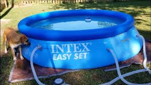 Intex Easy Set Up 10 Foot X 30 Inch Pool With Filter Pump Walkaround Youtube Intex Pool Easy Set Pools