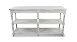 Console plateaux en verre effet marbre lower. Meuble Console Drapier Bois Ceruse Blanc 162x54x87cm