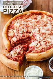 Chicago Style Deep Dish Pizza Recipe Deep Dish Pizza Chicago Deep Dish Pizza Chicago Style Deep Dish Pizza