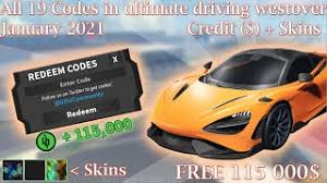 In this way, by vising our website you will get fastest. Driving Simulator Codes Ultimate Driving Codes Roblox March 2021 Mejoress How To Redeem Driving Simulator Op Working Codes