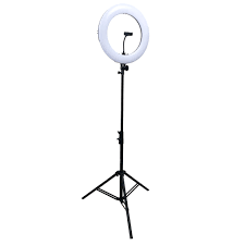 Dracast Halo Plus Series Led180 Bicolor Ring Light And Light Stand Kit Draco Broadcast