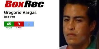 BoxRec: Gregorio Vargas