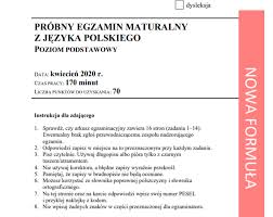 Część ustna egzaminu maturalnego z języka. Probna Matura 2020 Cke Online Arkusze Zadania Odpowiedzi Jezyk Polski Eska Pl