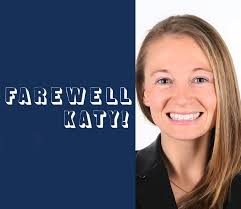 Sadly Katy Barker is leaving us as of 31 March to travel the world after 10  years of outstanding work here at Eagles, Eagles & Redpath. She has always  been amazing to