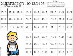 This freebie combines the fun of tic tac toe and with the practice of basic addition facts. Math Tic Tac Toe Lucky To Be In First