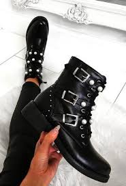 Biker Girl Black Studded Biker Lace Up Boot Womens Size 3 Lt 3 Biker Black Boot Hellip Girl Lace Size Studd 2020 Bot Motorcu Botlari Kadin Bot Modelleri
