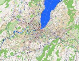 Mit modernen kartendaten wandele ich sie mit zeitgemäßen grafiken in. Stadtplan Von Genf Detaillierte Gedruckte Karten Von Genf Schweiz Der Herunterladenmoglichkeit