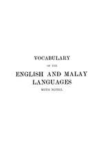 «rambut leper rambut kembang, amaciamm. Vocabulary Of The English And Malay Languages With Notes