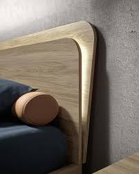 Il letto è composto da testata testata matrimoniale etnica naturale in legno massello di mango e rattan intrecciato intagli realizzati artigianalmente cm 160 x 5 x h 122 testate. Glow Letto Matrimoniale Con Led Su Testiera Legno Mab Home Furniture