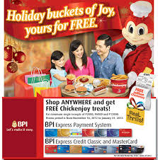 Taking out a cash advance also uses up more of your available credit. Free Jollibee Treats From Bpi Credit Cards This Christimas 2012 Moneylifeblood