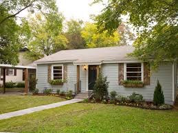 Natural Wood Shutters Doesn T Have To Have A Design Like These But I Do Think It Looks Cool And Our Hou Shutters Exterior Light Blue Houses Ranch Style Homes