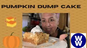 Let's have a look at these amazing weight watchers dessert recipes for enjoying a good diet in a delicious way. Pumpkin Dump Cake Mini Collab Weight Watchers Dessert Low Point Low Fat Dessert Weightwatchers Youtube