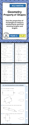 Year 5 Properties Of Rectangles Geometry Property Of Shape White Rose Inc Mastery Converting Metric Units Line Graphs The Unit
