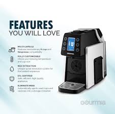 Especially, given the consistent and wonderful coffee from the best. Gourmia Gcm5100 One Touch Multi Capsule Coffee Espresso Machine