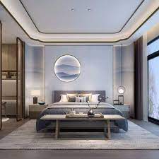 新中式卧室 建e网3d模型分享交流平台 3d模型下载 3d模型下载网站 luxurious bedrooms hotel room design bedroom interior