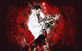 Robert lewandowski wallpapers for your pc, android device, iphone or tablet pc. Download Wallpapers Robert Lewandowski Fc Bayern Munich Polish Footballer Lewandowski With Cup Champions League Football For Desktop Free Pictures For Desktop Free