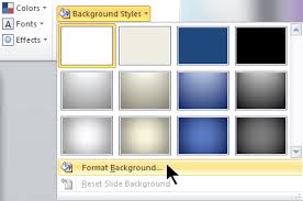 Dalam tampilan normal, pilih slide yang memiliki pola atau gambar latar belakang yang ingin dihapus. Menambahkan Gambar Latar Belakang Ke Slide Powerpoint