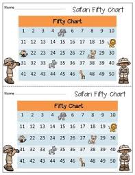 Fifty Chart Find The Missing Numbers No Prep Ready 2 Go