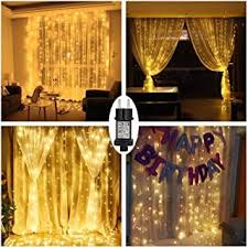 Led Lichtervorhang Warmweiss Fur Innen Aussen Fenster Weihanchten Geburtstag Party Hochzeit Ip44 31v Nieder Led Lichtervorhang Lichterkette Weihnachtsbeleuchtung
