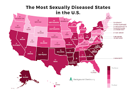 Sti Map Of America Reveals Most Sexually Diseased State