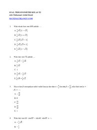 Check spelling or type a new query. Soal Trigonometri Kelas Xi Ipa