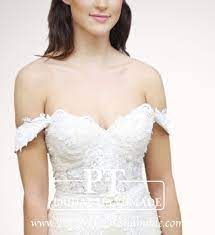 Custom Off Shoulder Straps Satin And Lace 19 Detachable Etsy In 2021 Detachable Sleeves Wedding Dress Wedding Dress Sleeves Ball Gowns Wedding