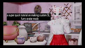 A Super Quick Tutorial On Making Custom Secondlife Furry Avatar Mods -  Youtube