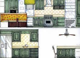 Rendered elevation of the buster & punch rockstar bar. B Day Interior Design Renderings Interior Design Drawings Interior Architecture Drawing