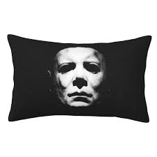 Michael Myers Face Pillowcase Decor Cushion Pillow Covers With Hidden  Zipper For Sofa Bed Dorm Car Couch Pillow Case 14"x20"