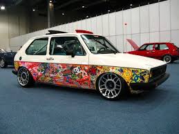 Stickerbomb Opel Corsa Volkswagen Oldtimer