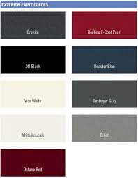 Dodge All Model Paint Codes And Color