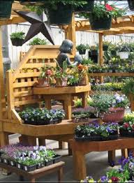 Reilly S Summer Seat Farm Greenhouse In Spring Patio Plants Garden Center Displays Garden Center