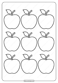 Discover thanksgiving coloring pages that include fun images of turkeys, pilgrims, and food that your kids will love to color. Printable Simple Apple Outline 9 Coloring Page High Quality Free Printable Coloring Drawing Painting Pages Apple Coloring Pages Apple Outline Apple Template