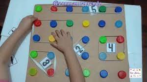 · dimensiones de 12 centimetros x 12 centímetros. Juego Para Estimular La Atencion Y Concentracion Con Material Casero Juegos Didacticos De Matematicas Ninos De Preescolar Juegos Para Preescolar