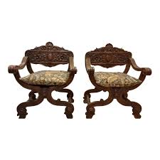 Savonarola Antique Chairs A Pair For Sale Chair And Ottoman Set Antique Chairs Chair