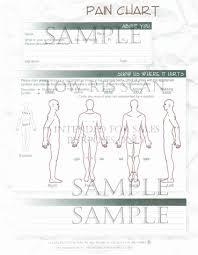 Pain Chart Body Outline Chart 2chiro 250