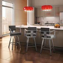 Amisco Akers Swivel Counter Stool With Arms 26 In Bar Stools With Backs Modern Counter Stools Swivel Bar Stools