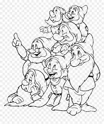 In this video i am going to show you how to draw snow white from snow white and the seven dwarfs disney's first animated feature for beginners in an easy sim. Drawing Snow White And The Seven Dwarfs Snow White And The Seven Dwarfs Drawing Hd Png Download Vhv
