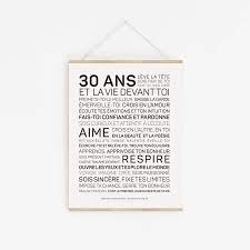 Affiche 30 Ans Idee Anniversaire 40 Ans 60 Ans Anniversaire Idee Anniversaire 30 Ans